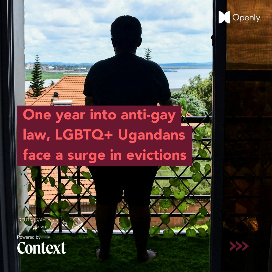 🏳️‍🌈 One year since Uganda’s president signed the Anti-Homosexuality Act, there has been a surge in forced evictions of LGBTQ+ Ugandans from their homes and businesses, according to legal clinics and shelters. 🔗 Read more on @ContextNewsroom: context.news/socioeconomic-…