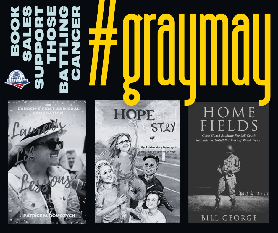 Our books help those battling pediatric cancer. Get yours on Amazon.com this #graymay and make a difference!