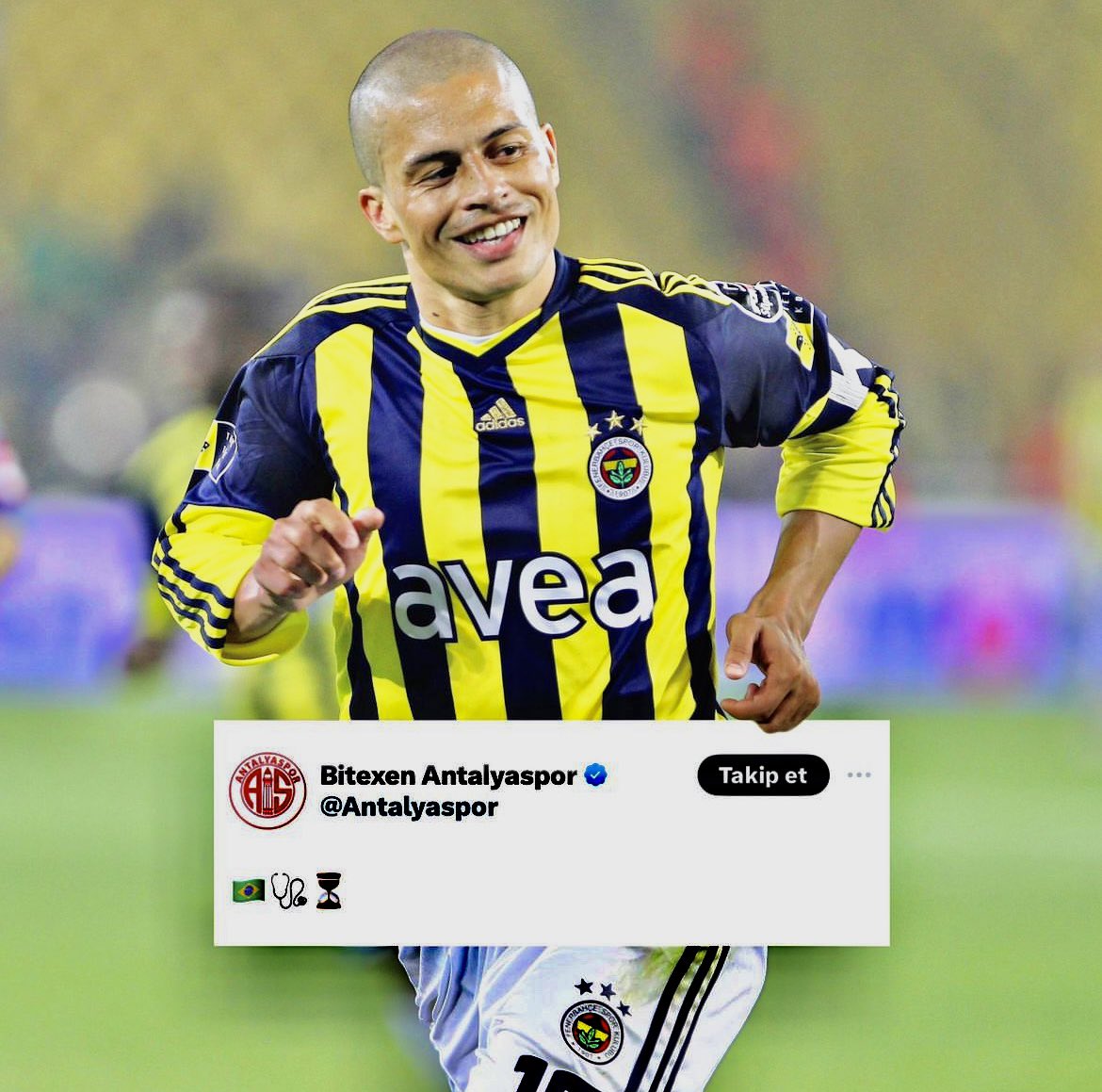 💥 Efsanemiz Alex de Souza , Antalyaspor ile 2 yıllık anlaşma sağladı.

Başarılar kaptan!😍 @Alex10