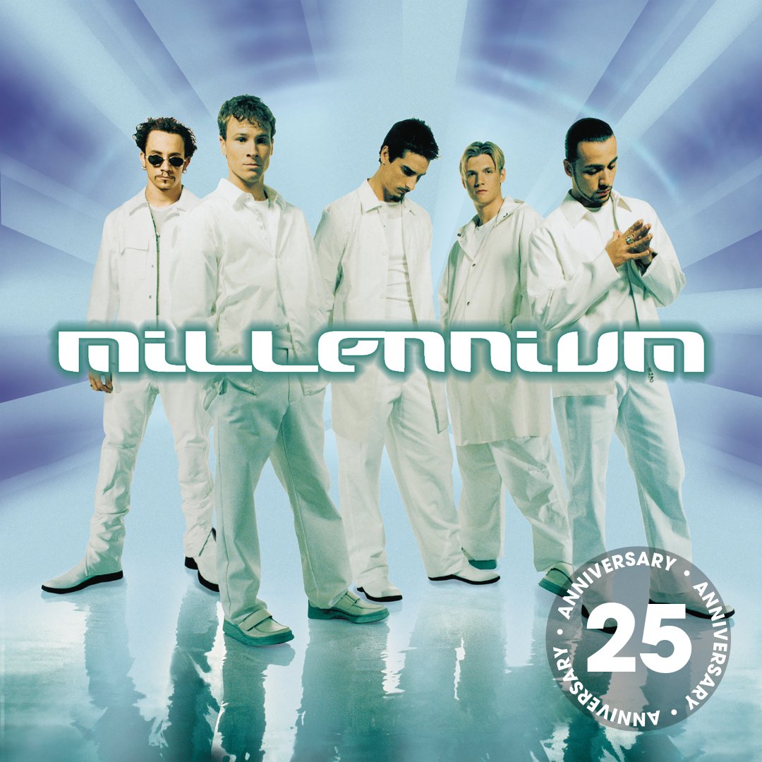 ⚡️I never wanna hear you say:  'I want it that way'⚡️

It's been 25 years since Backstreet Boys (@backstreetboys) released 'Millennium', featuring the singles I Want It That Way, Larger Than Life, Show Me The Meaning Of Being Lonely and The One!