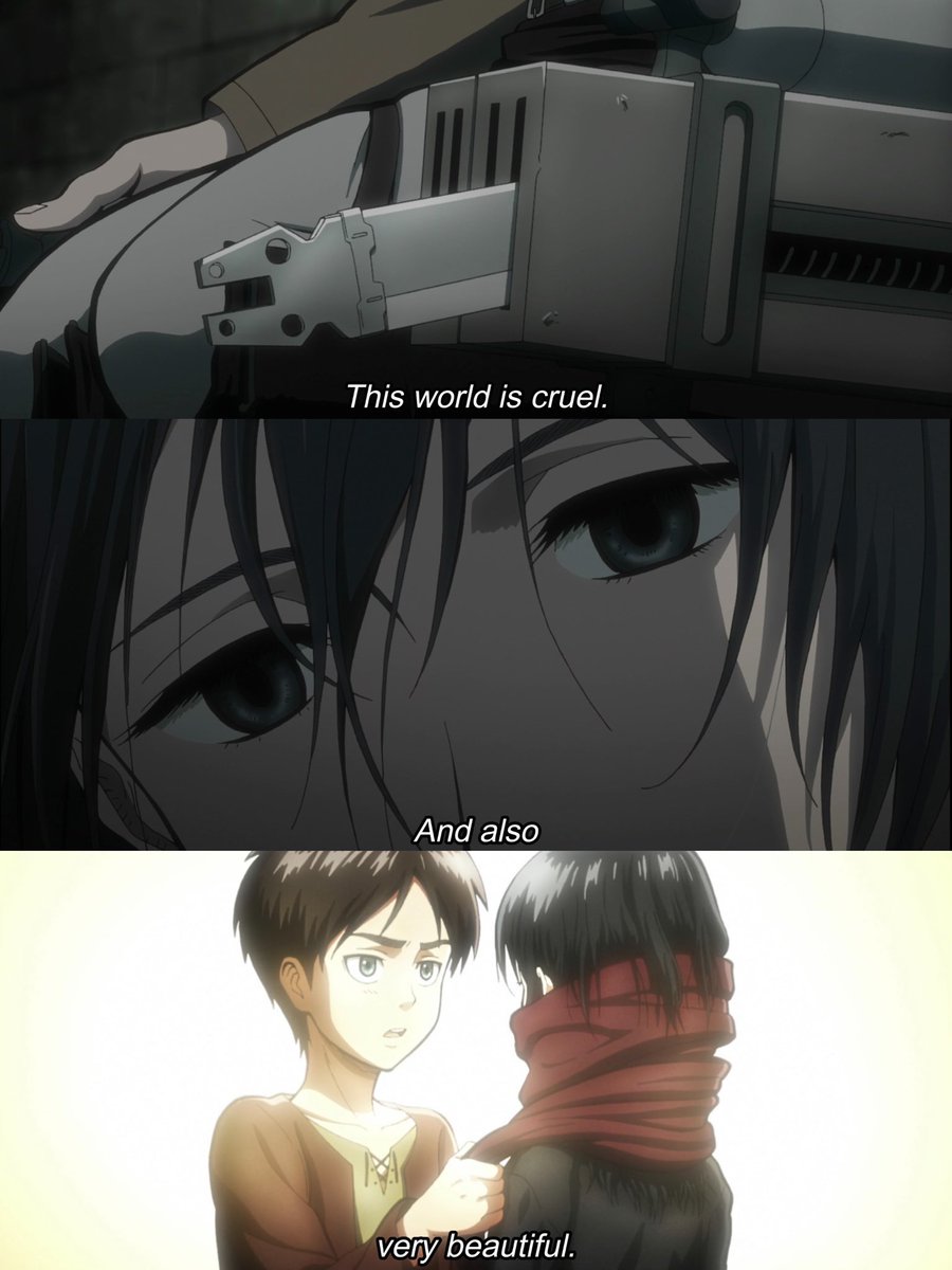 11 years ago today,

Mikasa’s iconic line