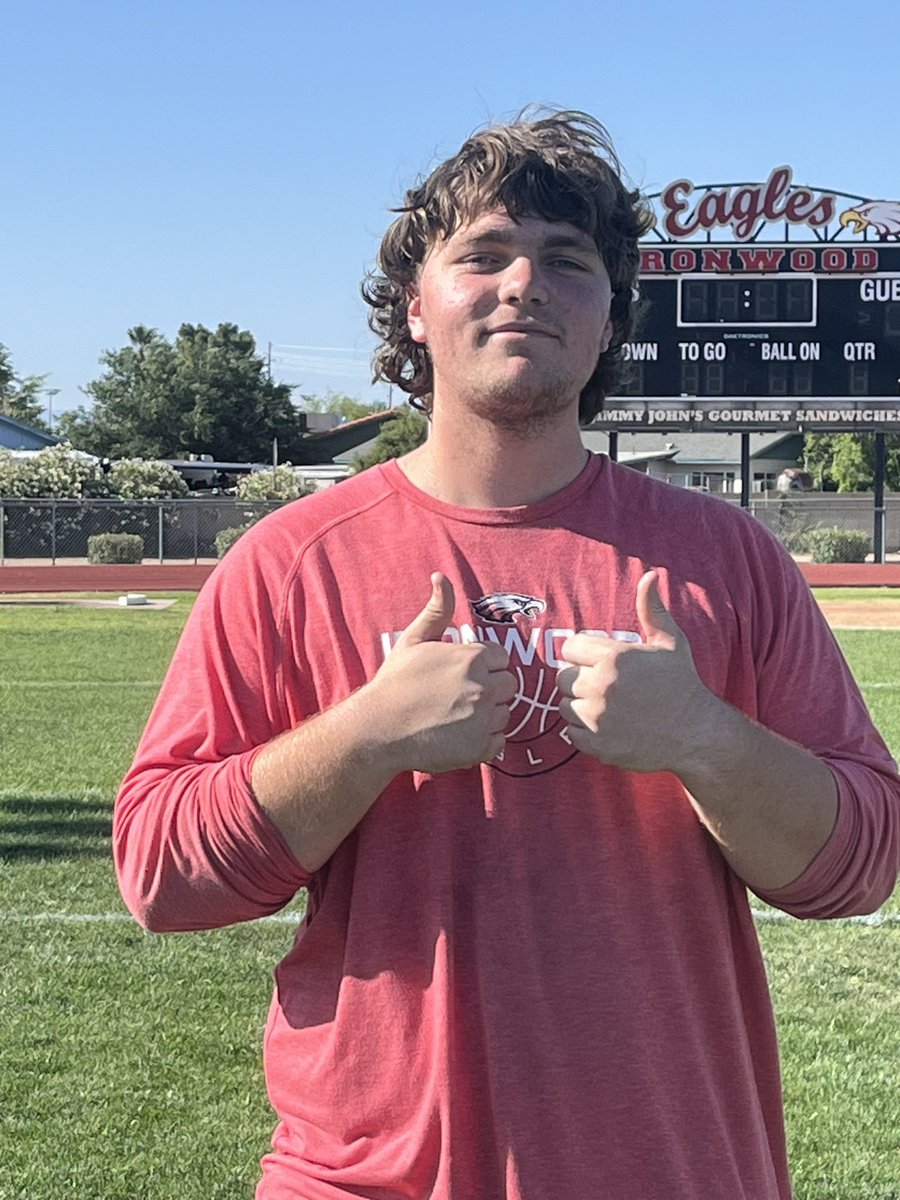 Spring Ball practice ended yesterday with our annual Eagle Games. Congrats to Team Quail our Eagle Ball winners and Strong Man Champion Ethan McCluskey!  The team had a great spring and we can’t wait to get rolling this season! #FlipTheScript #EaglePRIDE #WeAreIronwood