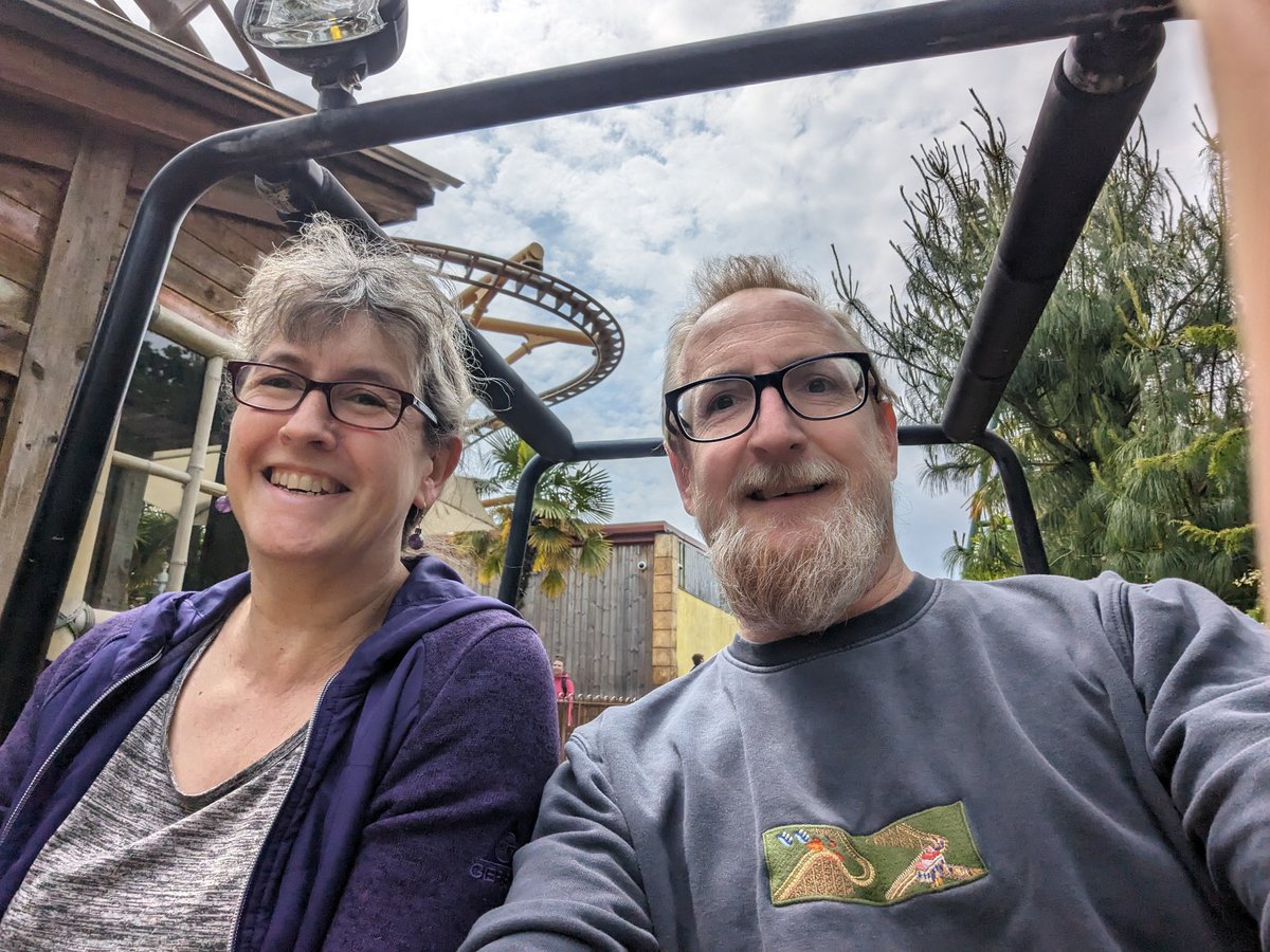 1st visit to <a href="/PaultonsPark/">Paultons Theme Park</a> (via <a href="/coasterclub/">European Coaster Club</a>), easily the prettiest park in the UK. Amazing amounts of plants everywhere, animals and great rides. Thoroughly enjoying the day.