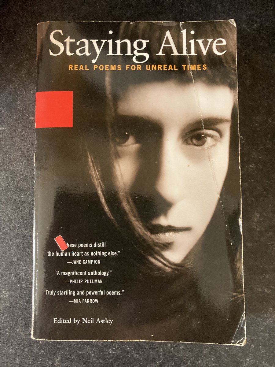 #CastawayCollection 8. Staying Alive is one of a series of poetry anthologies edited by Bloodaxe editor Neil Astley. I'm taking all of them, but for anyone looking at dipping into contemporary poetry I can't think of a better starting point.
