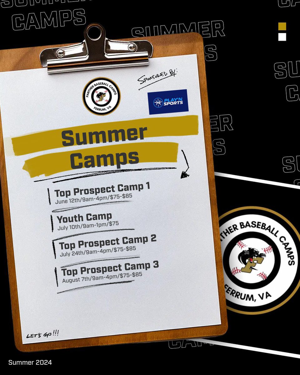 Looking for D2 talent!

🚨 Attention uncommitted 2025s 🚨 
We are actively recruiting for the NCAA Division II level as our program transitions to <a href="/ConfCarolinas/">Conference Carolinas</a>

3️⃣ prospect camps this summer 
💰 athletic scholarship money available 
🔗 playnsports.com/organization/f… 

<a href="/PlaynSportsUSA/">PLAY’N SPORTS</a>