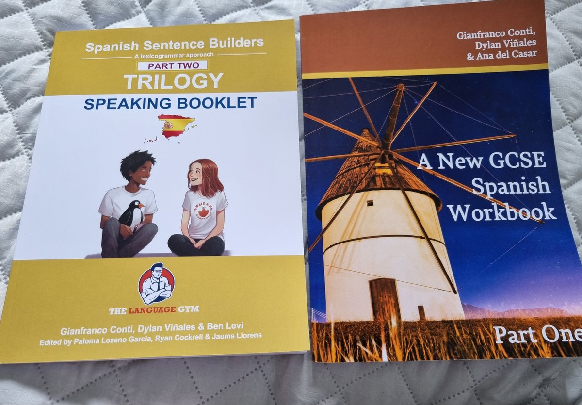 Not one but two books have arrived today! Thank you so much @gianfrancocont9 @MrVinalesMFL @bengeorgelevi @anadelcasar as well as editors and proofreaders for all your hard work in putting these amazing activities together. They will be super useful come September 👏👏👏