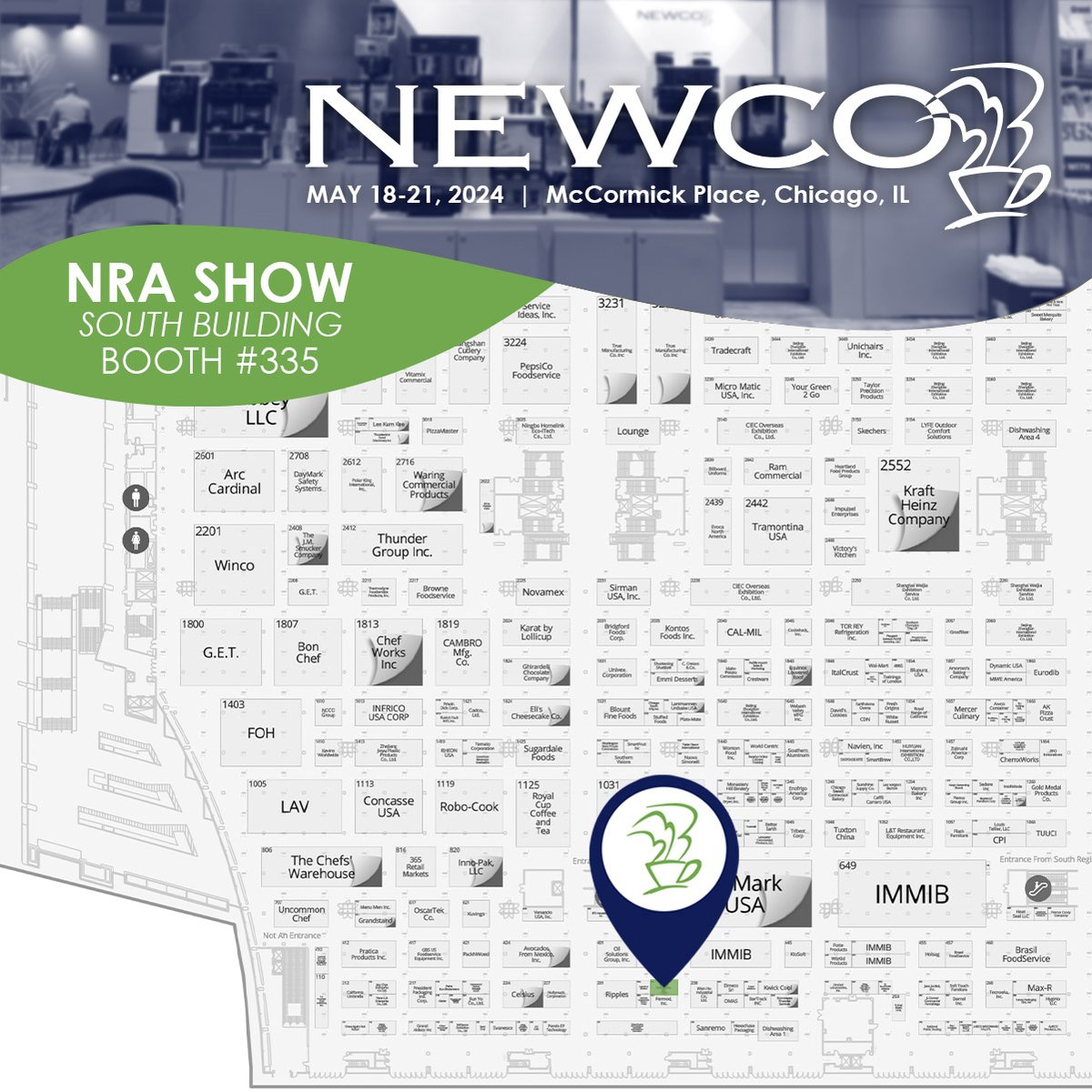 NewcoCup's tweet photo. Visit us at Booth 335 and enter a realm of endless possibilities. Let's explore how Newco coffee and tea machines can propel your business forward.

#NewcoProducts #2024RestaurantShow https://t.co/UAXL0jKTvP