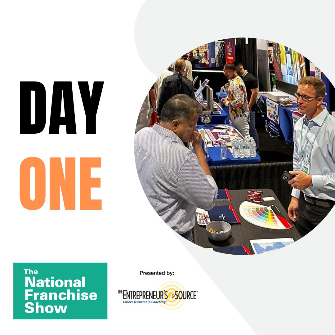 Day One at the Houston National Franchise Show is here! Join us at the NRG Center to find your ideal franchise. Discover full and part-time opportunities tailored to you. Be your own boss!

Join us today. franchiseshowinfo.com/houston-visitor

@ESourceCoach