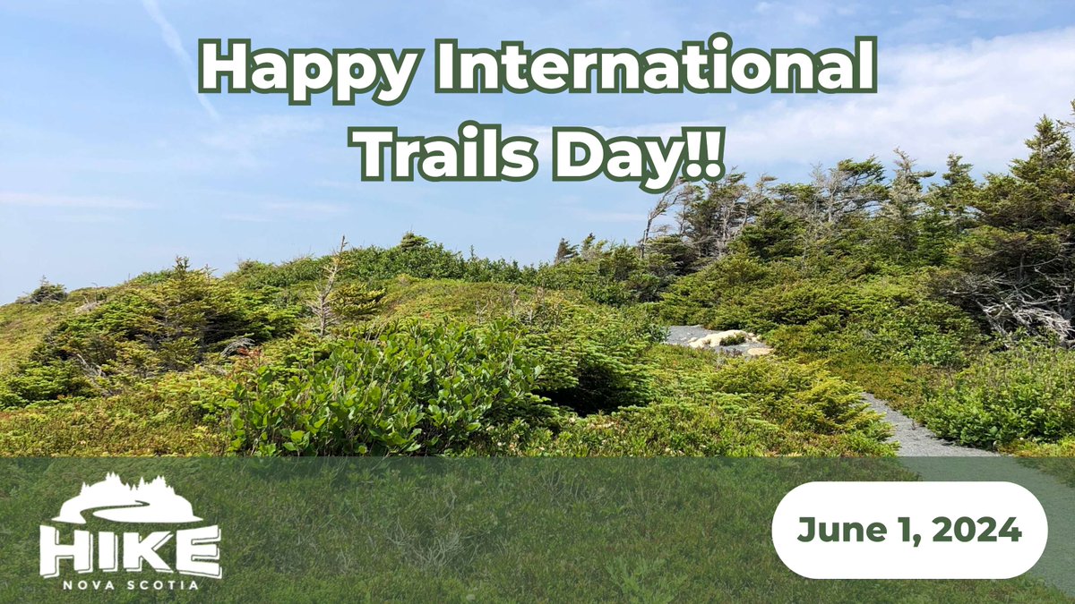 Saturday, June 1 is International Trails Day and there are plenty of ways to celebrate! Get out there: with plenty of trails to explore in Nova Scotia, there are new places to see and new sites to discover for everyone. #HikeNS #InternationalTrailsDay2023 hikenovascotia.ca/news-trails-da…