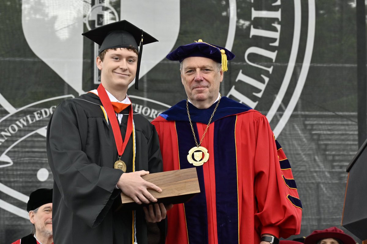 Jacob Michael Croce was awarded the J. Erik Jonsson Prize for achieving the highest academic record in the undergraduate class. #RPI2024 #RPI200