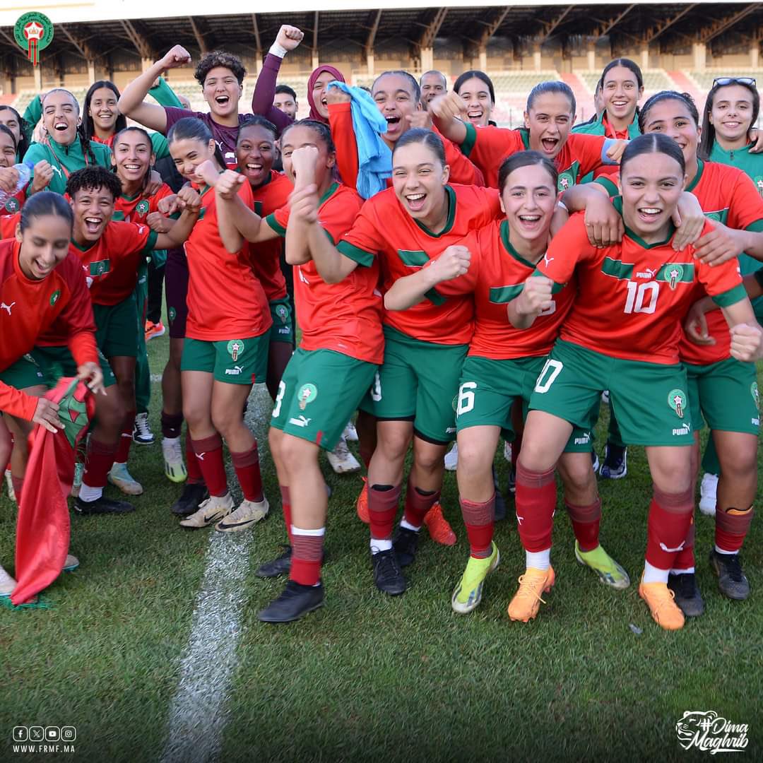 With or without the map of #Morocco on their jerseys, our champions remain great! 

Keep up the great work! 

#SaharaOccidental #WesternSahara 
#MoroccanSahara 

#الصحراء_الغربية 🇲🇦#الصحراء_المغربية  

#U17 #WomenU17