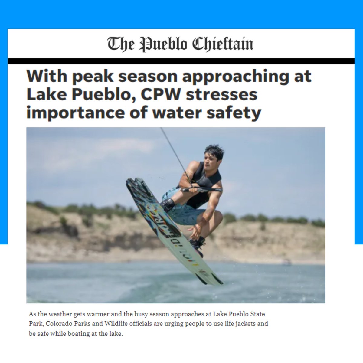 During the summer, it's important to prioritize safety when enjoying lake activities. Always wear a life jacket when boating or participating in water sports, and be mindful of water depth and currents. ow.ly/QbbM50RJTUm