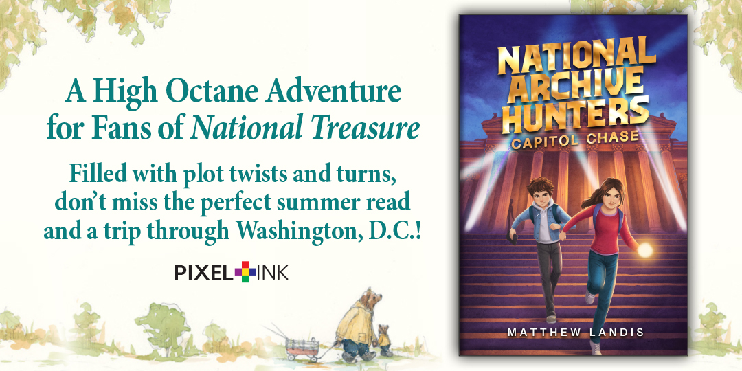 Twins race to find the thief stealing valuable historical artifacts before their family’s framed for the crimes in NATIONAL ARCHIVE HUNTERS: CAPITOL CHASE!

The perfect action-adventure #mglit summer read!

@AuthorLandis

ow.ly/yefE50RIT26