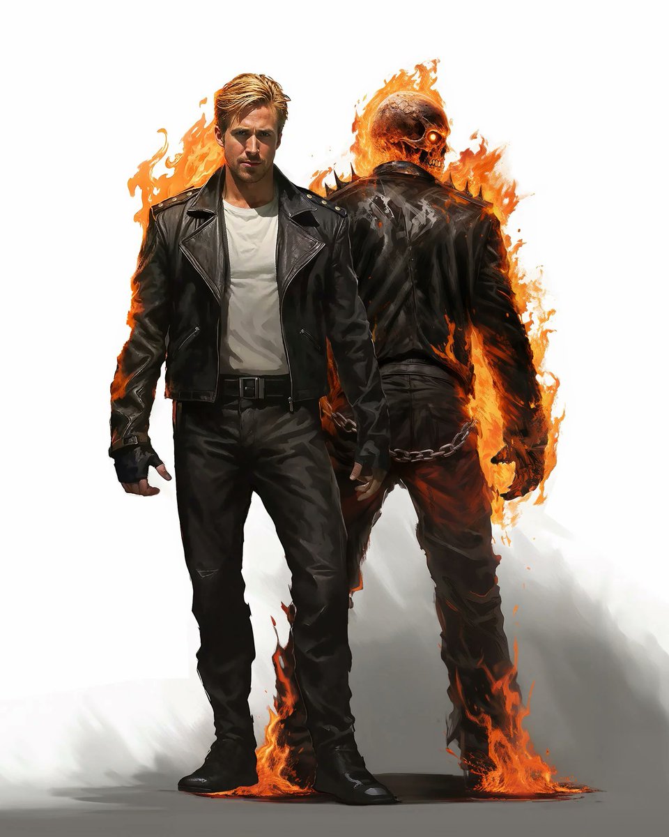 Ryan Gosling quiere interpretar a Ghost Rider en el MCU. ¿Es un si, o es un no? #RyanGosling #mcu