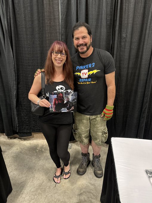 Day 1 of @texasfrightmare  #michaelironside #adamgreen #lisaschrange #HorrorCommunity #horrorconvention<a class="tags" target="_blank" title="On Twitter" href="/?out=eyJ0eXAiOiJKV1QiLCJhbGciOiJIUzUxMiJ9.eyJpYXQiOjE3MjA3NDIzNjAsImlzcyI6InR3cG9ybnN0YXJzLmNvbSIsIm5iZiI6MTcyMDc0MjM2MCwiZXhwIjoxNzUyMjc4MzYwLCJyZWRpcmVjdF91cmwiOiJodHRwczovL3R3aXR0ZXIuY29tL3RleGFzZnJpZ2h0bWFyZSJ9.e2Qw7jYyG1o2szwGHZI4uU9S3Q1l3kH_tKRBvEpWNsVlvKOSb_PW37UCsHosonCS84kCnFRgxayv1AvvBgC1Ng">@texasfrightmare</a><a href="/tag/michaelironside"class="tags">#michaelironside</a><a href="/tag/adamgreen"class="tags">#adamgreen</a><a href="/tag/horrorconvention"class="tags"><span>#horrorconvention</span></a><a href="/tag/horrorcommunity"class="tags"><span>#horrorcommunity</span></a><a href="/tag/lisaschra"class="tags"><span>#lisaschra</span></a>