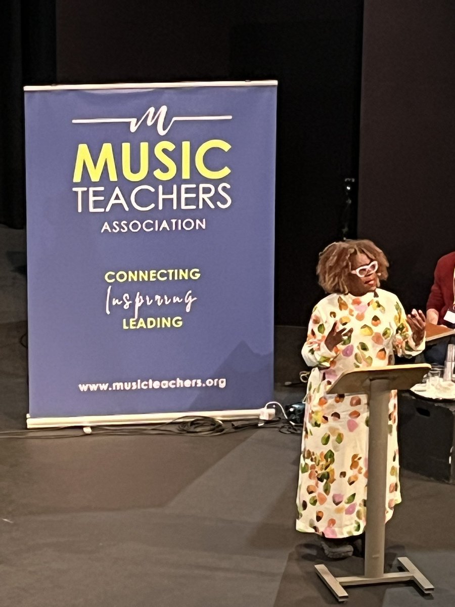 Great to hear @ErrollynWallen reflecting on her musical journey with her usual generosity, warmth, humour and extracts from a range of compositions. And she referenced her early concerto @BBCYoungMus written for the first percussion finalist @colincurrieperc. #MTAconference2024