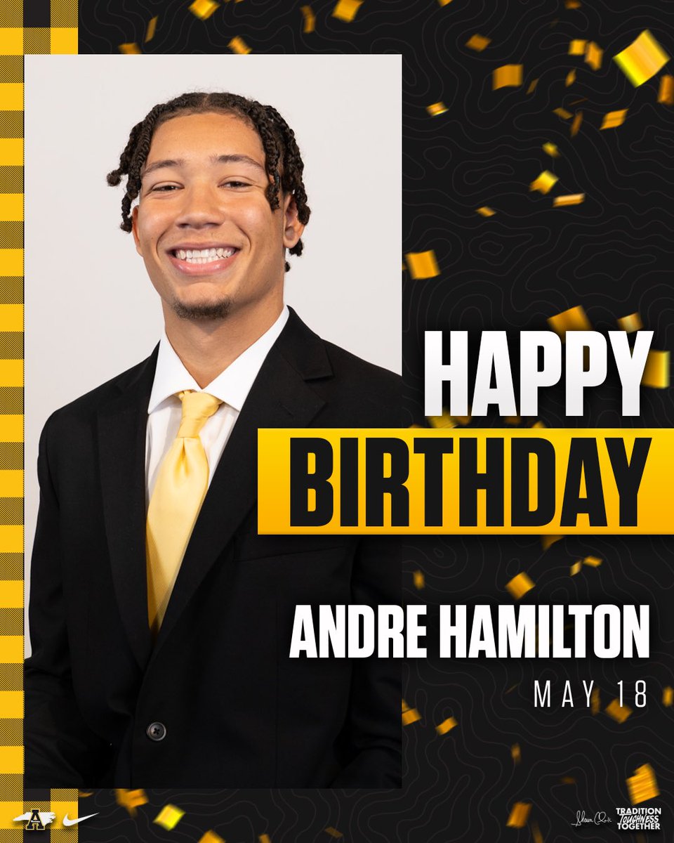 Happy Birthday, @A_Ham3! We hope you have a great day 🎉 #GoApp #AppFamily