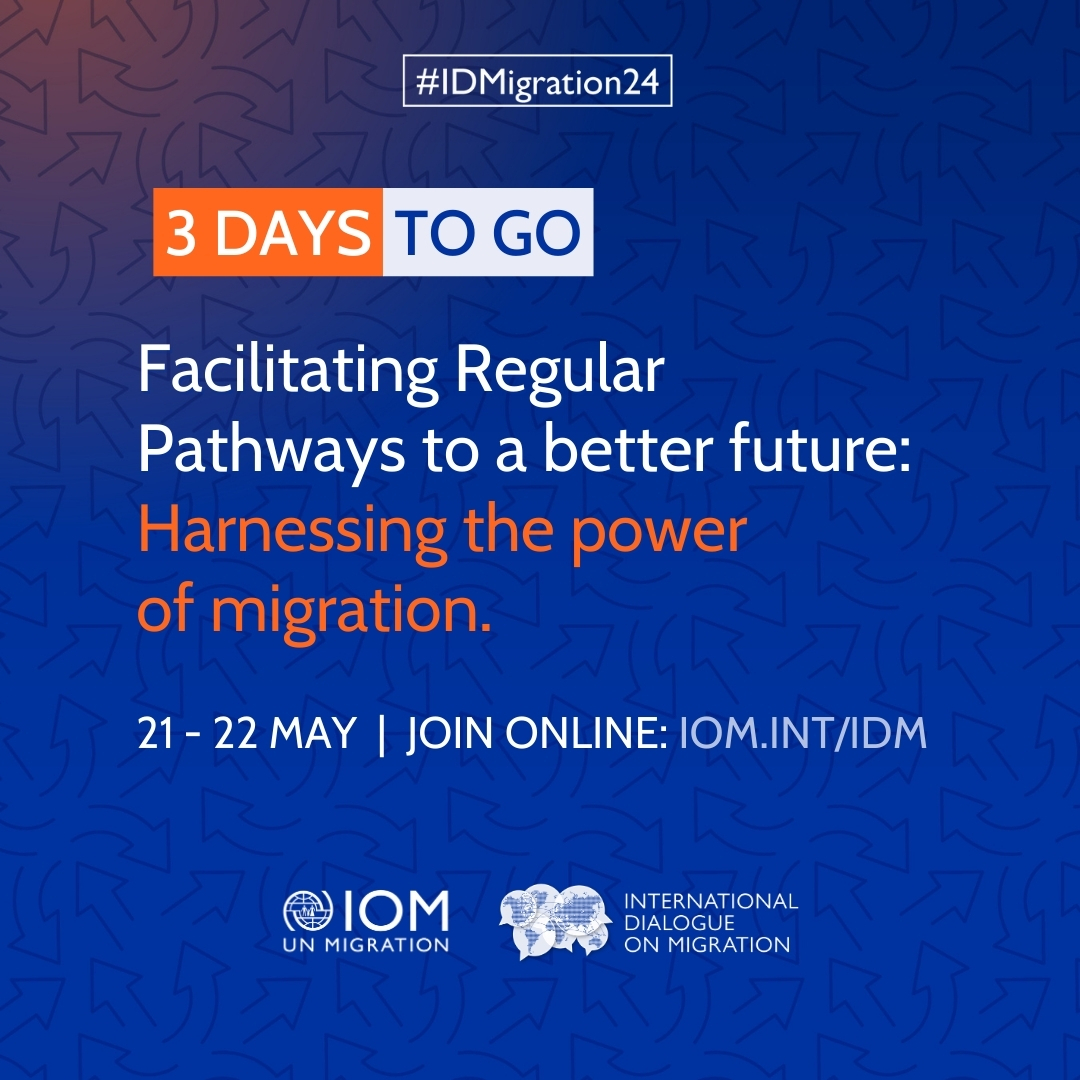 Safe migration pathways are critical to deliver on the promise of migration to support vulnerable communities. Join the #IDMigration24 conversation at iom.int/idm