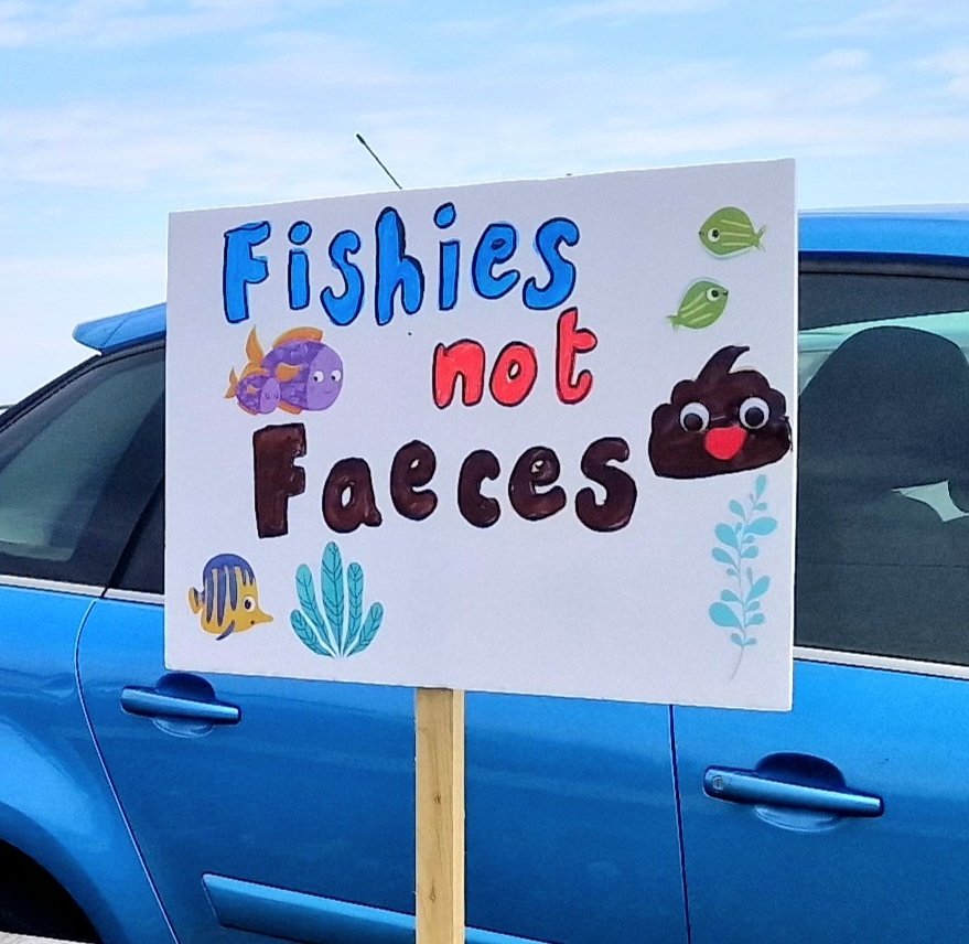 Cresswell Dippers #PaddleOutProtest against #sewage in our #seas
