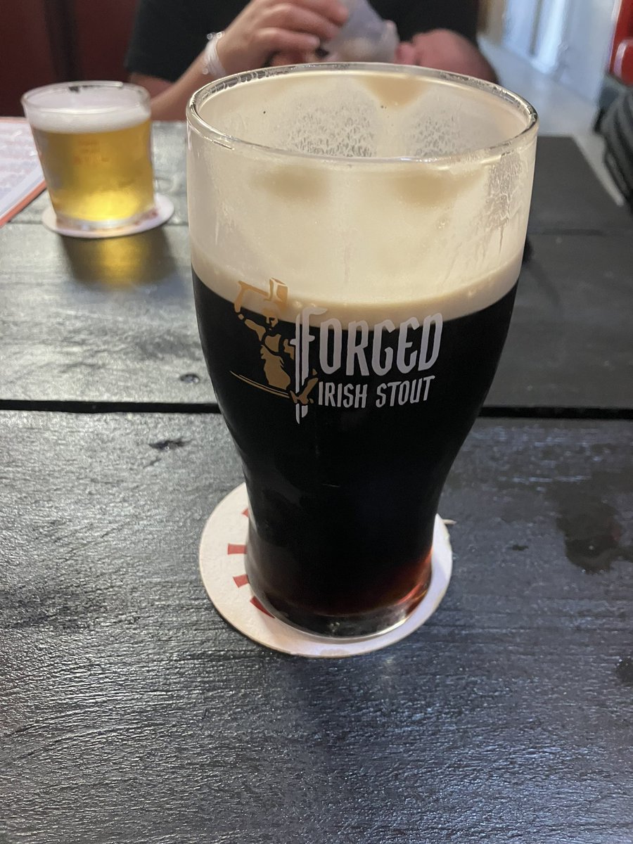 First time trying <a href="/ForgedStout/">Forged Irish Stout</a> <a href="/TheNotoriousMMA/">Conor McGregor</a> unreal.