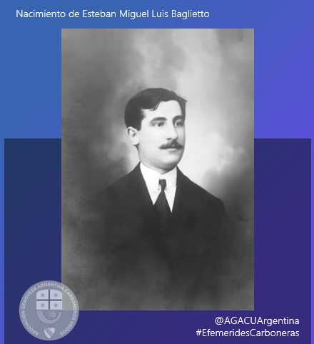 #efemeridescarboneras 

18/5/1887. Nacimiento de Esteban Miguel Luis Baglietto, fundador y primer presidente de Boca Juniors @BocaJrsOficial.  Sus padres eran de Varazze.  

#EfemeridesDeHoy #bocajuniors #baglietto #agacu #varazze