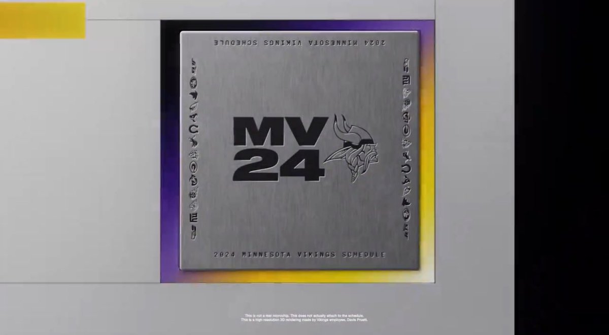 According to @JoshTheAthletic, the #Vikings had the 14th best NFL schedule release video 👀

“Short and sweet at 1:41, but the Steve Job-sy iPhone reveal copycat is a little played out. The Vikings do get credit for presenting the schedule in a readable and understandable form”