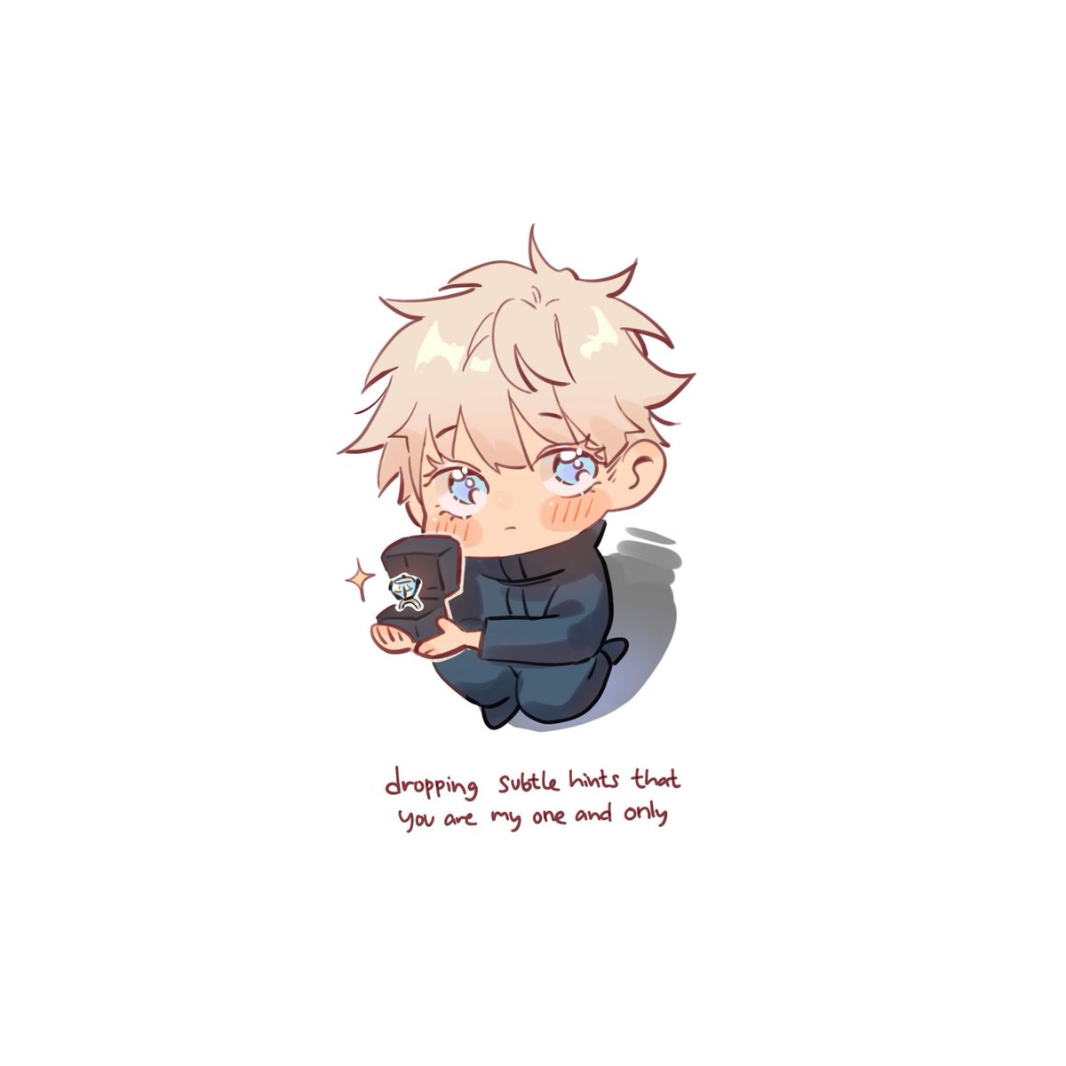 五条悟 「have a smol gojo 」|riz ✨ going to doujima!のイラスト