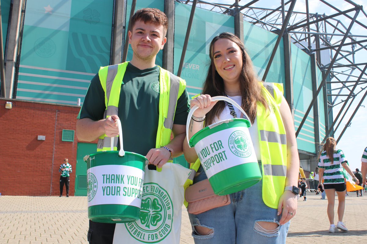 👏 A massive thank you to everyone who donated and bought a badge today! Thanks also to all our amazing volunteers 🍀😁