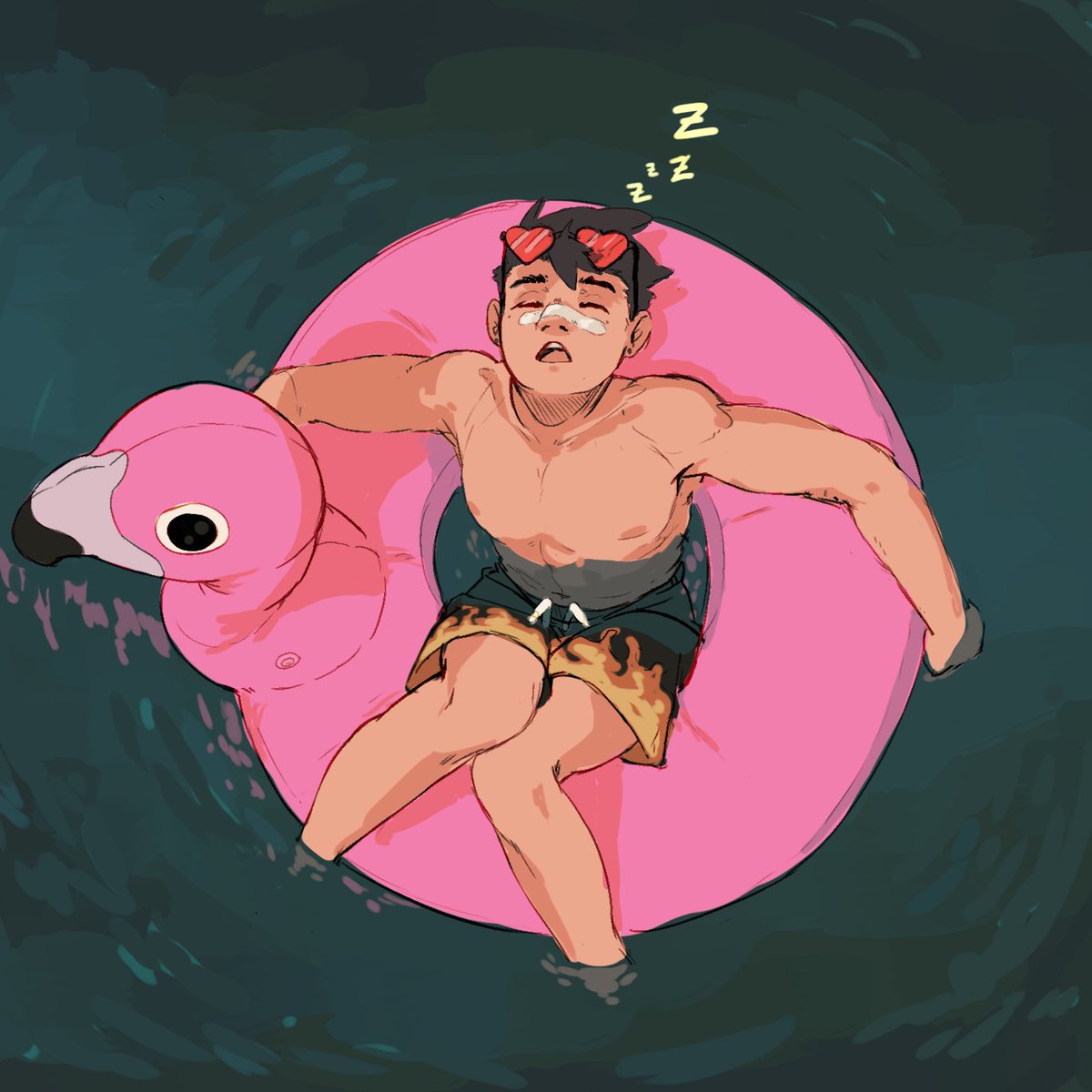 swimmin' n' sleepin ☀️ 😴