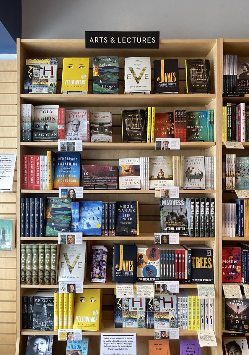 White Whale Bookstore (@whitewhalebks) on Twitter photo Next year's <a href="/PghArtsLectures/">Pittsburgh Arts & Lectures</a> lineup is stacked with amazing authors and books— and we've got 'em all! Come grab a few to prepare (and pass the time) until September when the new Ten Evenings season begins!! Next year's <a href="/PghArtsLectures/">Pittsburgh Arts & Lectures</a> lineup is stacked with amazing authors and books— and we've got 'em all! Come grab a few to prepare (and pass the time) until September when the new Ten Evenings season begins!!