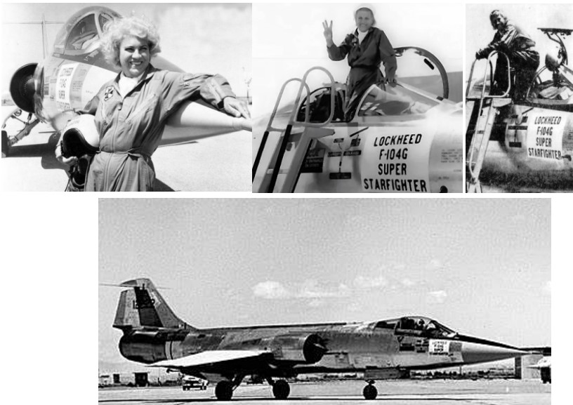 Jackie and the Jet
18 May 1958
#WASP leader Jacqueline Cochran goes supersonic- AGAIN (Mach 2)
(11 May 1906 – 9 August 1980)

@WomenInAviation @WomenMilAv8rs @WomenAtWar2 @WomenOfAviation @WomenintheAir @FlyingIsFemale #womenpilots #FlyGirls #womenVets @USAirForce