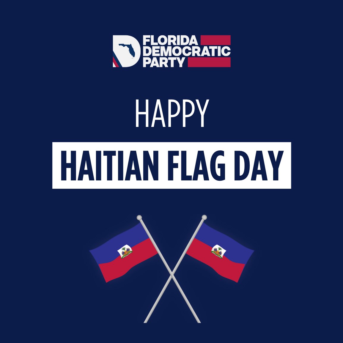 On this 221st Haitian Flag Day, we celebrate the Haitian diaspora in Florida and all of their contributions to the life and culture of our state. 

May that flag continue to inspire Haitians across the world to strive for liberty and hope in all situations.