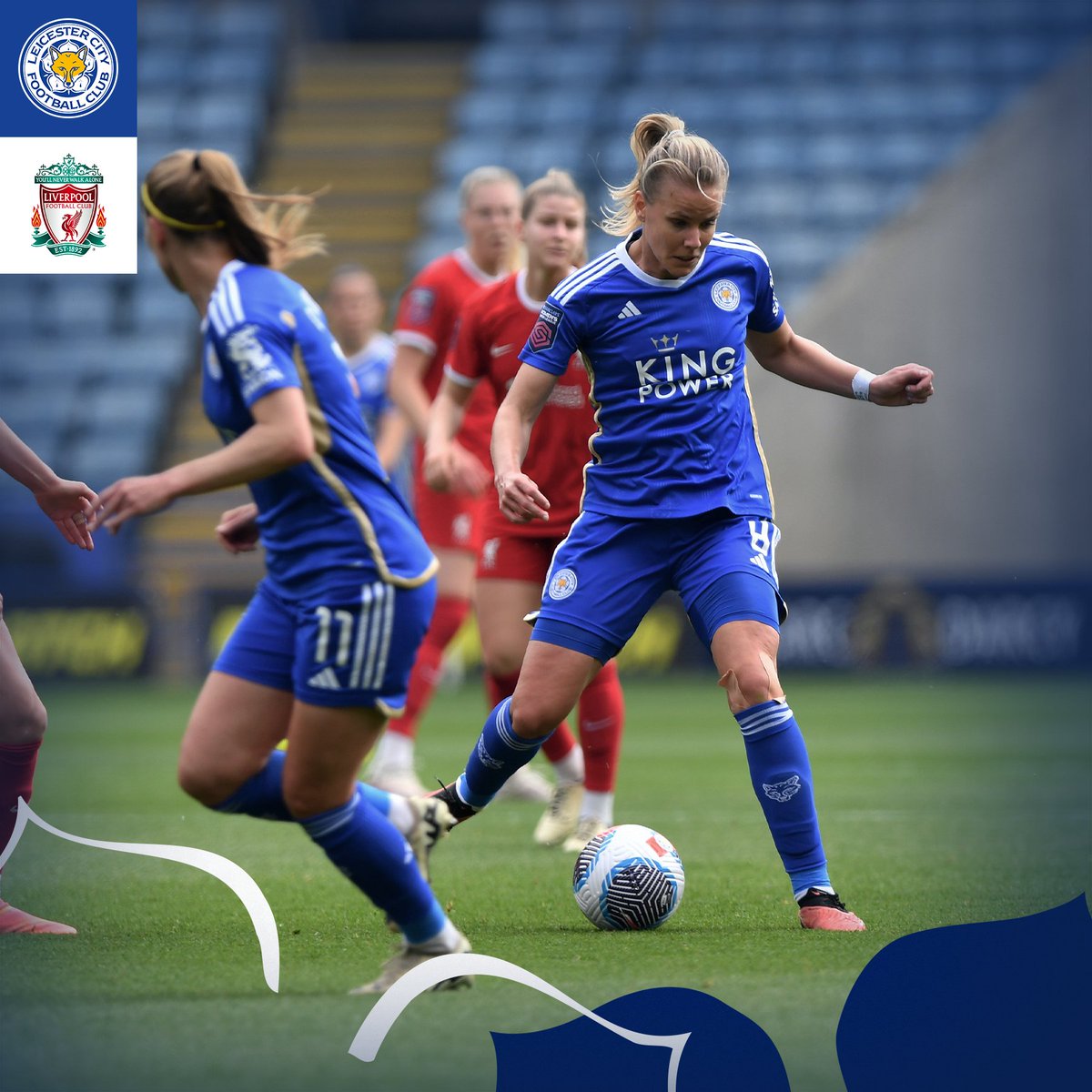 Leicester are seeing more of the ball now in #LEILIV but are yet to test Rachael Laws 😤