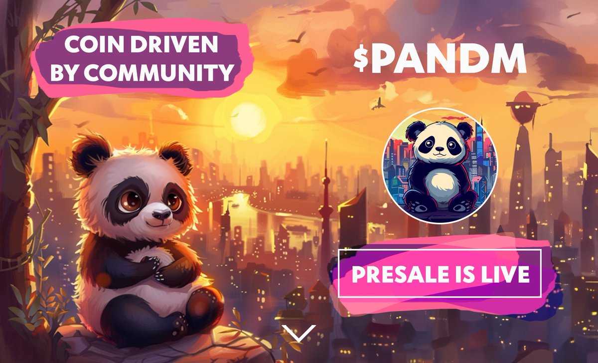 Community airdrop. 🪂
Drop your $sol wallet few might get free $pandm 👀

Today launch and presale end, if you want invest in solid project here is last chance before launch 🚀

First 10 buyers get double $pandm

Last change to get it in presale❤️
One from buyers will win 5000$