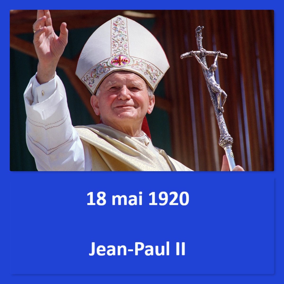 #naissanceshistoriques #histoire #anniversairesdenaissance #18mai1920 #wadowice #pologne #jeanpaulII #pape #rome #vaticanII #voyages #béatification #canonisation