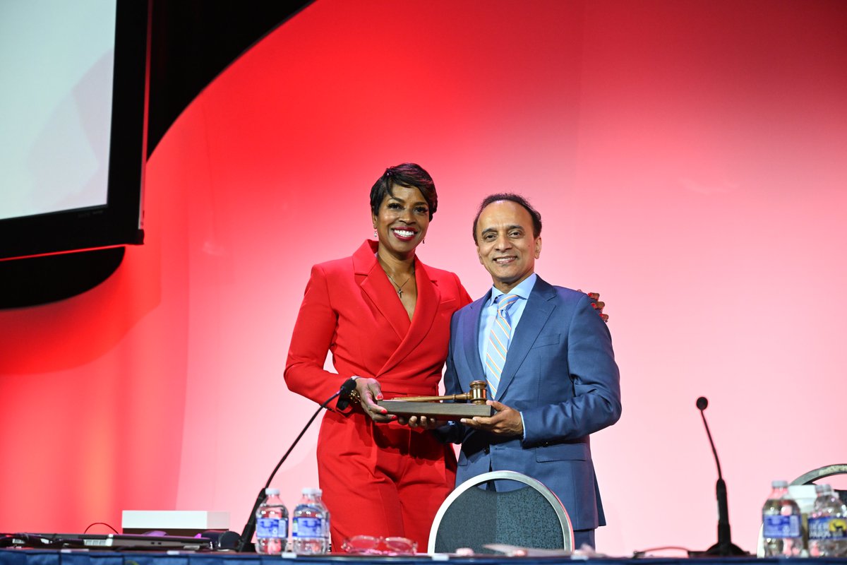 ASGE GI Endoscopy (@asgeendoscopy) on Twitter photo ASGE President <a href="/JChristieMD/">Dr Jennifer Christie</a> passes the gavel to incoming President, Dr Prateek Sharma at the ASGE Presidential Plenary. #DDW2024 ASGE President <a href="/JChristieMD/">Dr Jennifer Christie</a> passes the gavel to incoming President, Dr Prateek Sharma at the ASGE Presidential Plenary. #DDW2024