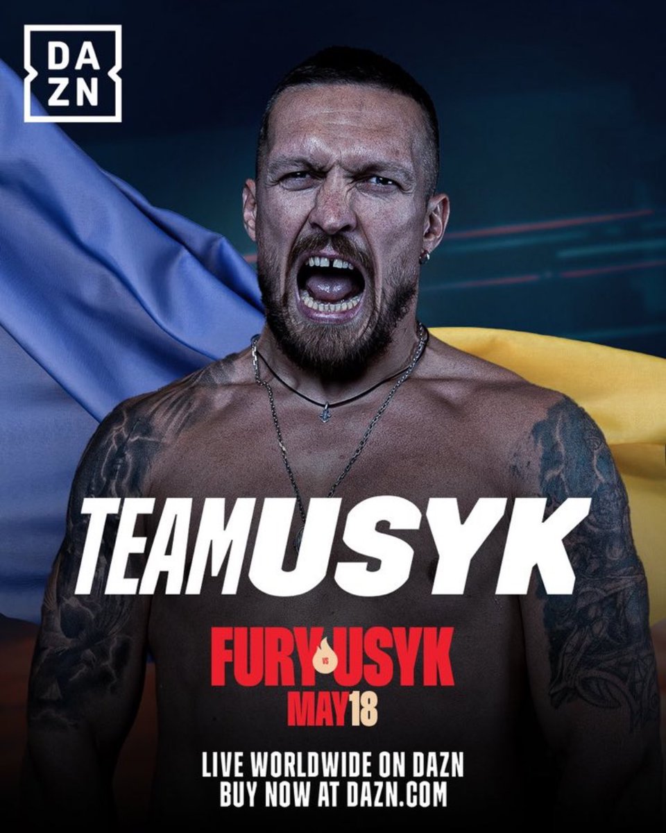 The Boxing Space is #TeamUsyk. Will be giving away £10 if Tyson Fury wins to everyone who likes and retweets