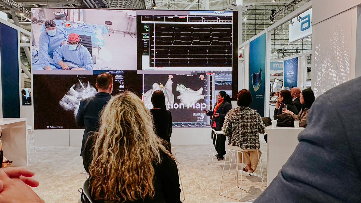 Powerful insights from @Drdevignair on how our Bold Solutions can support #EPeeps. Compelling data and cases.   Safety Info: cardiovascular.abbott/us/en/campaign…   #AbbottProud #HRS2024 #EPatHRS