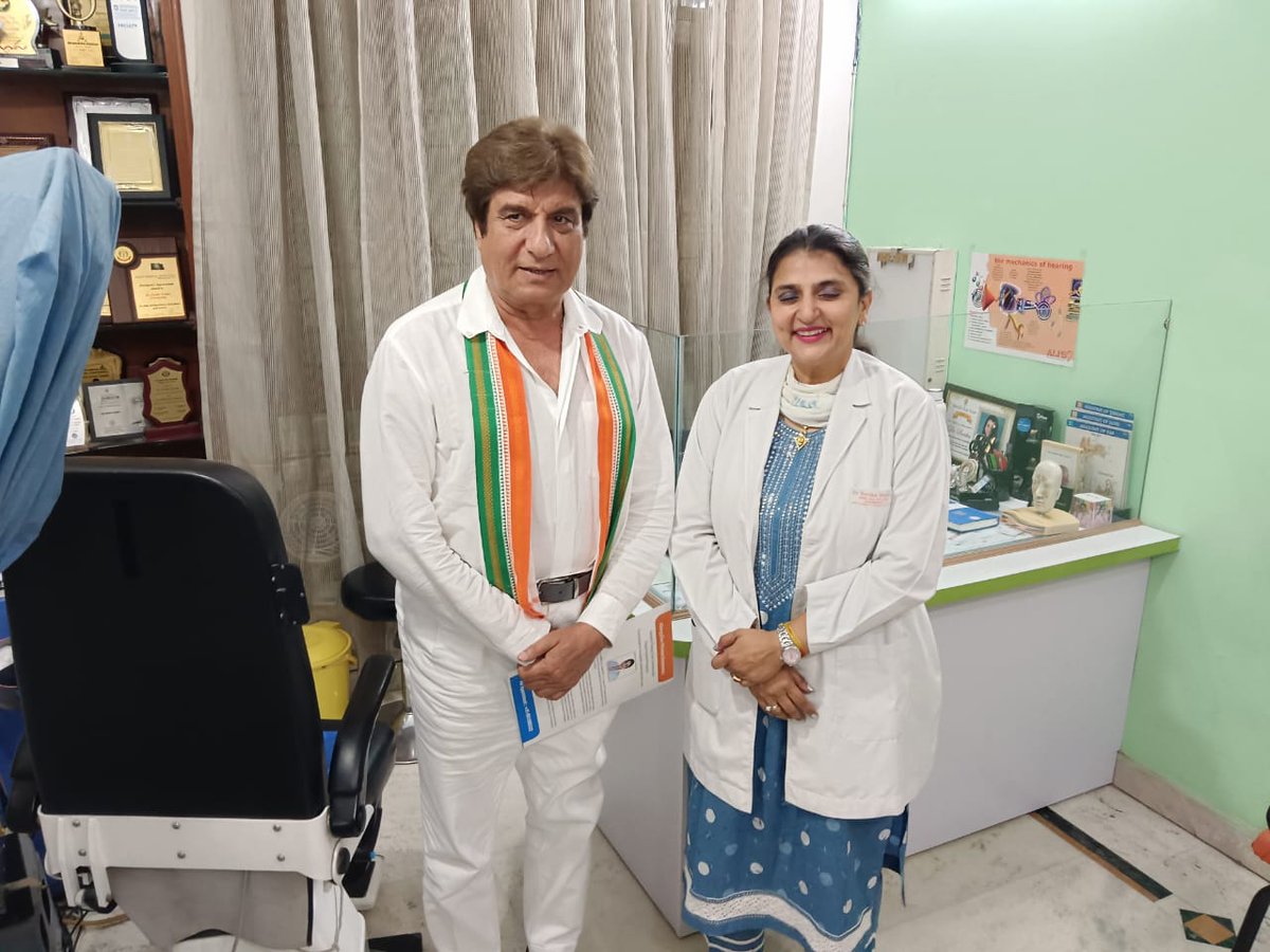 Guess who visited AllergyDoc Clinics today in Gurgaon @RajBabbar23 #ENT #Allergy