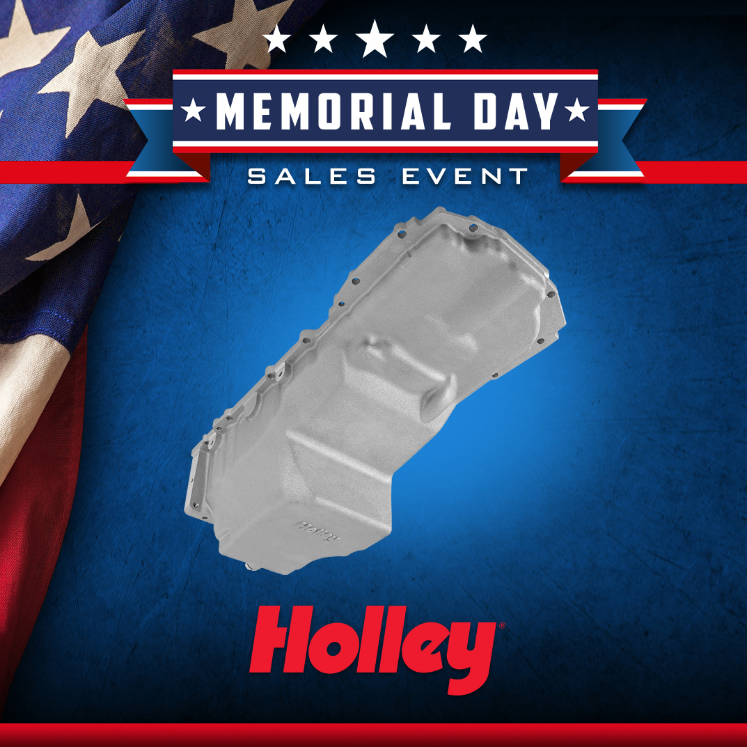 Day 4 of The Holley Memorial Day Sales Event! Today's feature is our Holley GM LT Swap Oil Pan for 4WD/Truck/Off-Road (P/N 302-24). See all products on sale here: holley-social.com/HolleySaleTwit… #Holley #HolleyEFI #WinWithHolley #HolleyEquipped #HolleyMDWSale24