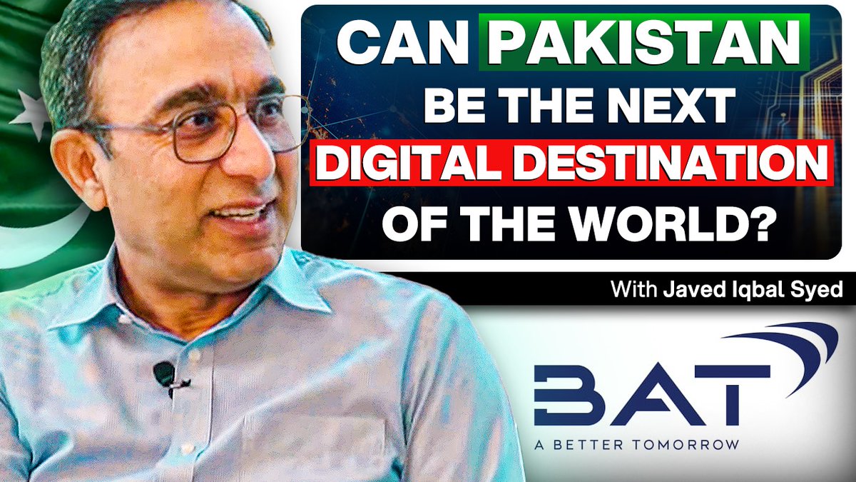 Can Pakistan be a I.T. hub? Can Pakistan be the next Digital Destination of the World? Here is one of the more positive stories to come out of Pakistan recently. youtube.com/watch?v=ba6ggi… Javed Iqbal Syed is the Director Digital and Information at British American Tobacco. Javed