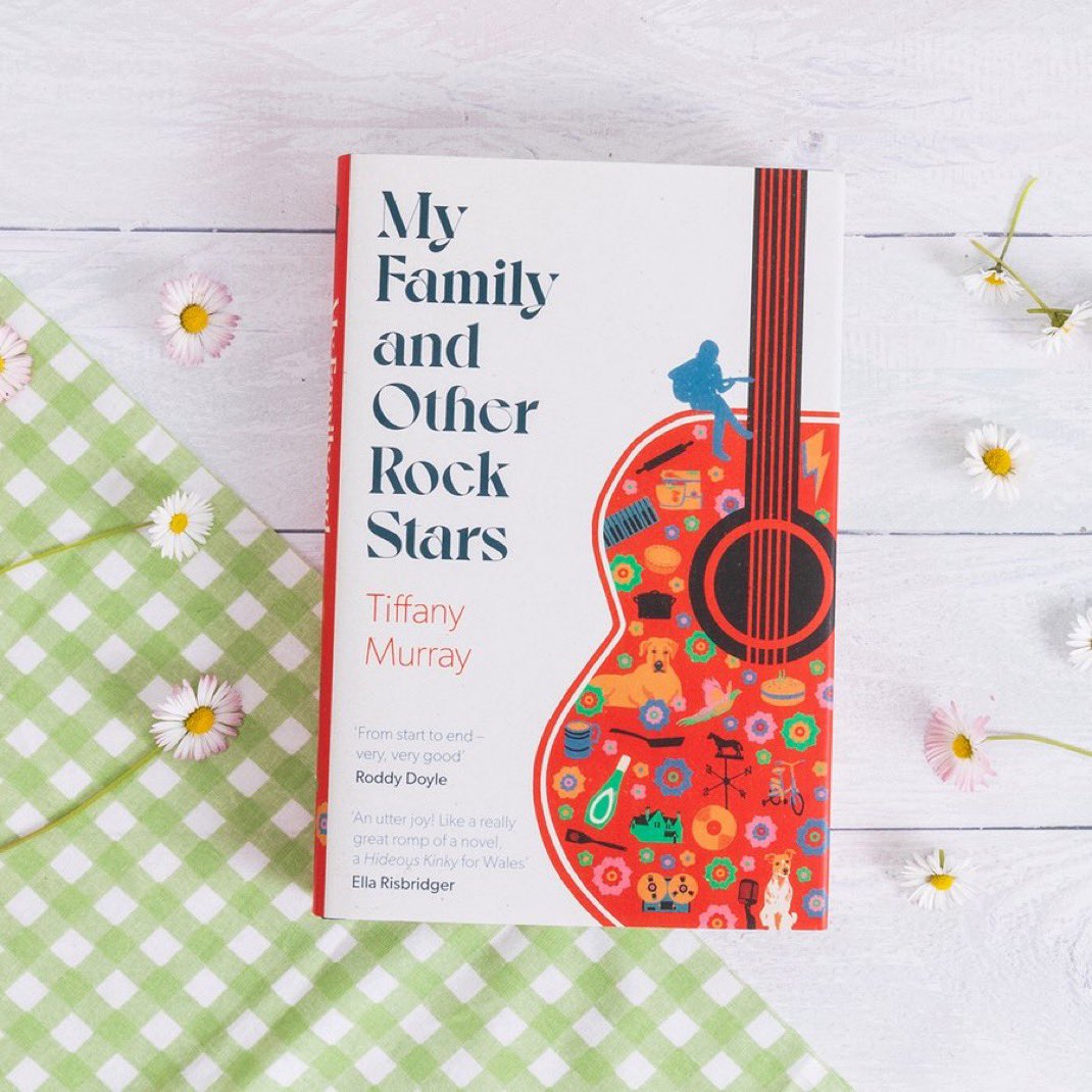 If you are looking for a 🔥 right now weekend read look no further than #MyFamilyAndOtherRockStars, the brilliant & acclaimed memoir from @tiffanymurray, just out @FleetReads. It has been reviewed EVERYWHERE with total raves. Book of the week in Sunday Times etc. I loved it 🎸 🧡
