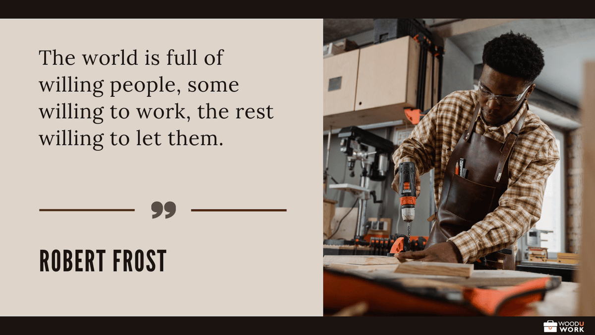 Take the leap into a career that rewards craftsmanship and creativity. Wooduwork is your springboard. wooduwork.com #CraftsmanshipReward #CreativeCareer