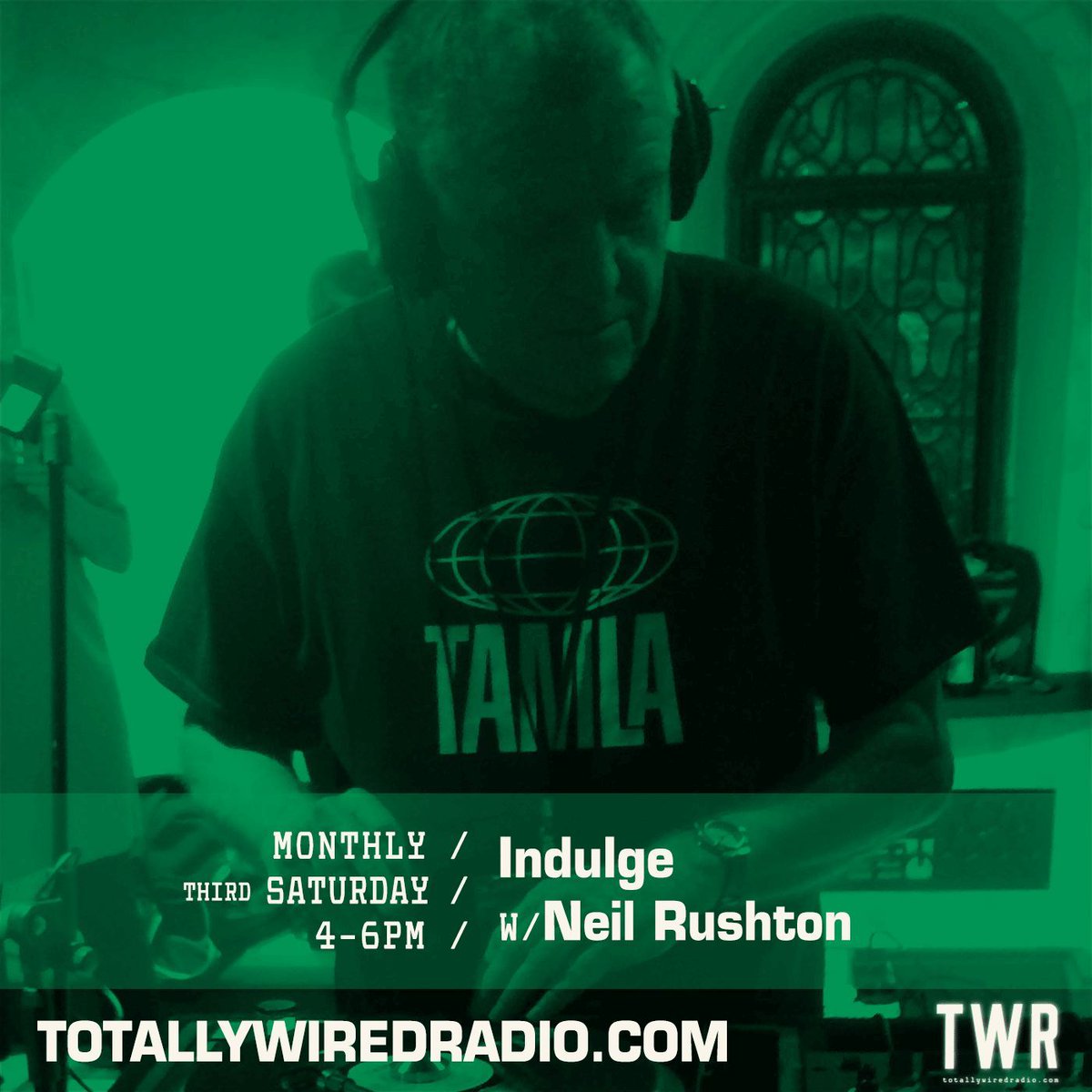 Indulge w/ Neil Rushton #startingsoon on #TotallyWiredRadio Listen @ Link in bio. - #MusicIsLife #London - #Soul #JazzFunk #Disco #NorthernSoul #SoulfulHouse