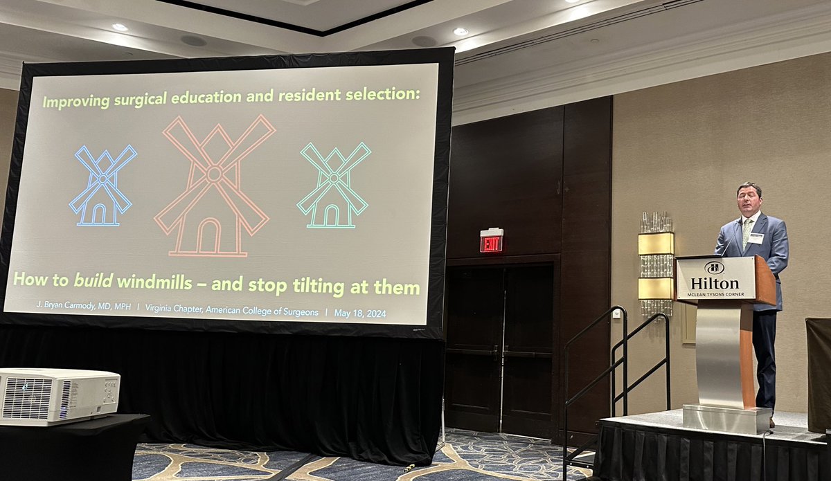 What an outstanding talk by Dr. Bryan Carmody about how we match students into general surgery and how we can incentivize what is important to residency programs.  His external perspective and analysis of the data was provocative and insightful!