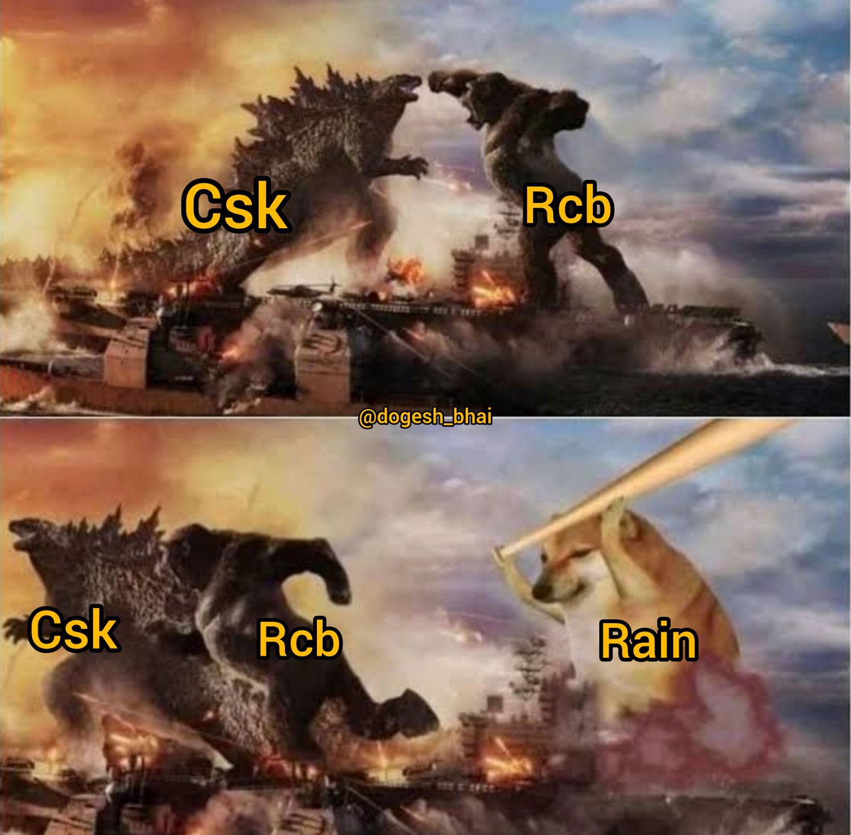Rain 😭 #RCBvsCSK