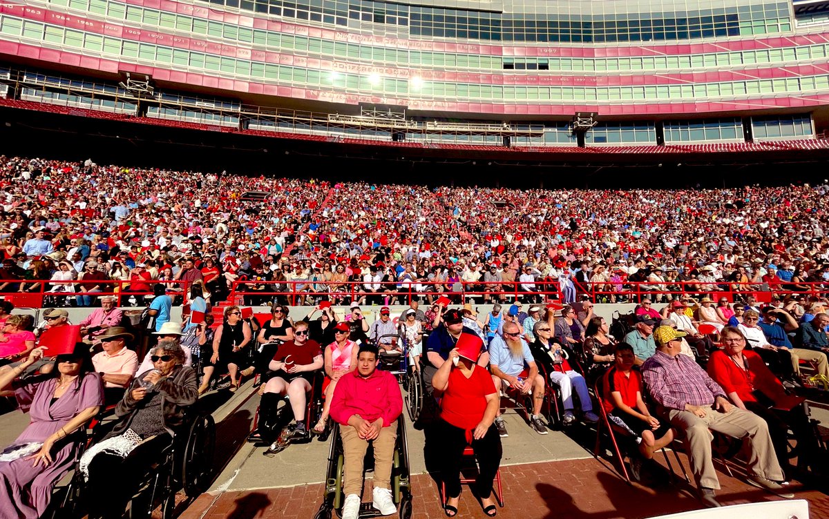 And undergraduate commencement has begun <a href="/UNLincoln/">University of Nebraska-Lincoln</a>! #GoBigGrad