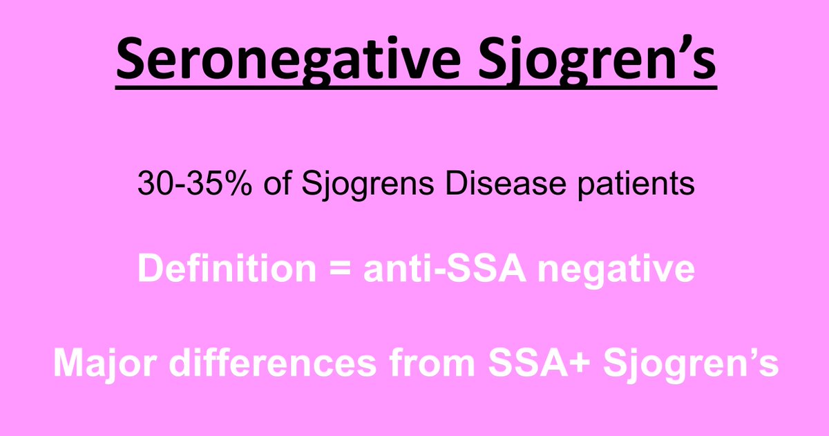 👉 Do you have seronegative #Sjogrens Disease (SjD)? Great news: You are being heard! At today's National Board of Directors @SjogrensOrg meeting, we specifically talked about how different SN-SjD is and how it probably has a different pathogenesis and though it has many