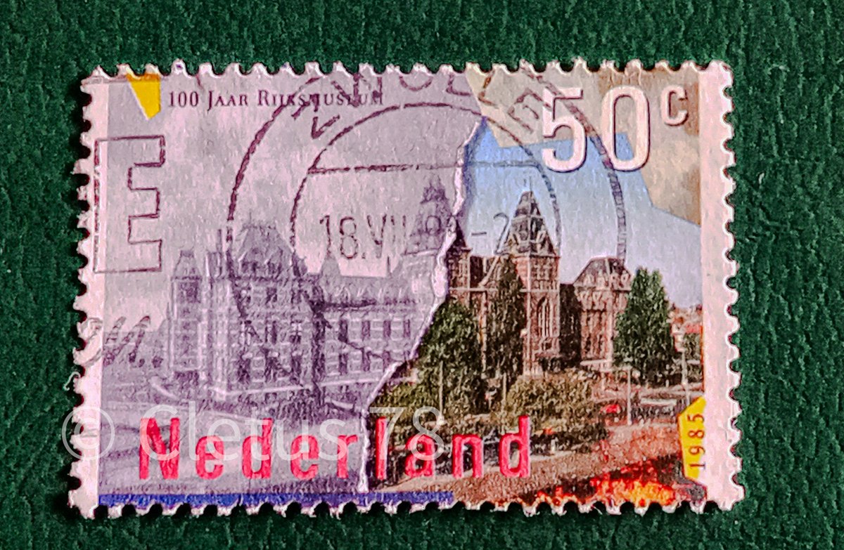 Sello de Países Bajos de 1985

Centenario del Rijksmuseum de Amsterdam

#Stamps #SellosPostales #Filatelia #Philately