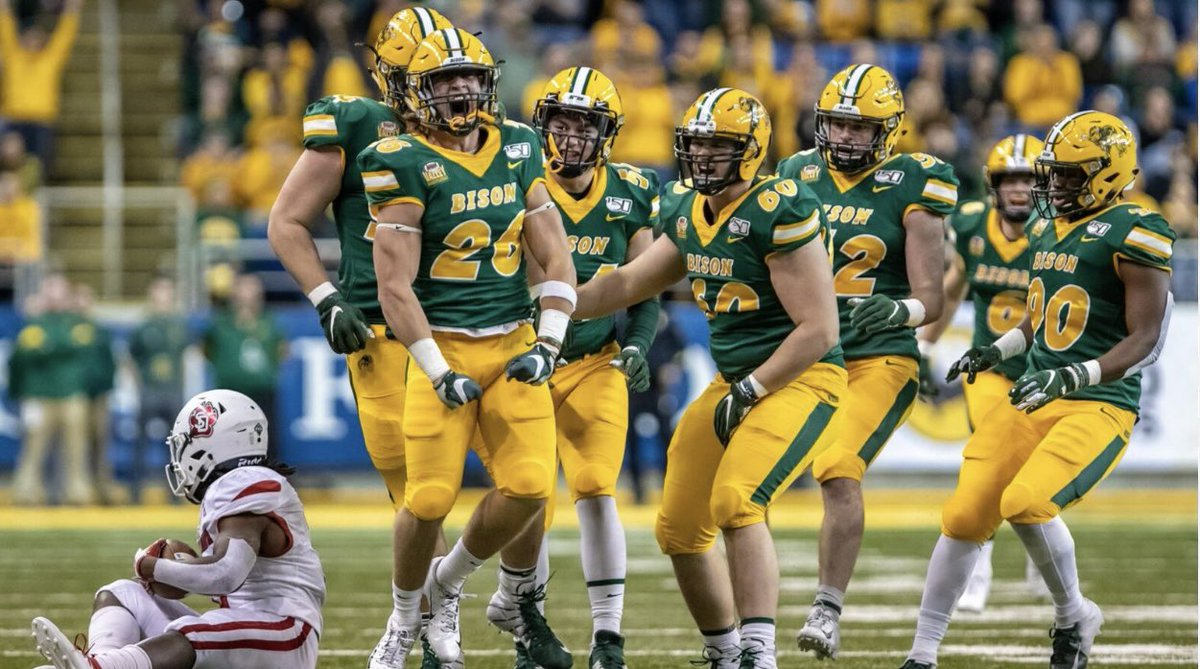 I’m excited to announce I have earned a scholarship offer to play football at North Dakota State University!! Thank you to <a href="/CoachTimNDSU/">Tim Polasek</a> and <a href="/CoachOlsonNDSU/">Coach Grant Olson</a> for the opportunity!!